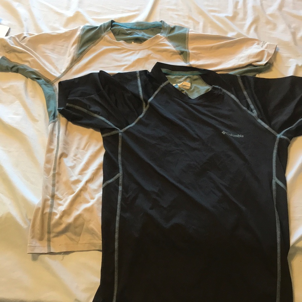 2 colors Columbia advance cooling workout shirt